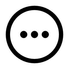 Menu - Dot - Horizontal - Circle